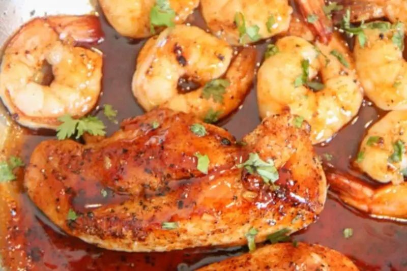 Jack Daniel Chicken & Shrimp