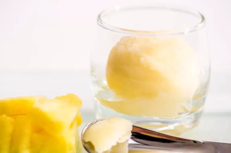 2-Ingredient Pineapple Sorbet Recipe From Hurry The Food Up