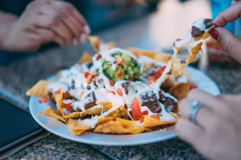 Baked Chicken Nachos