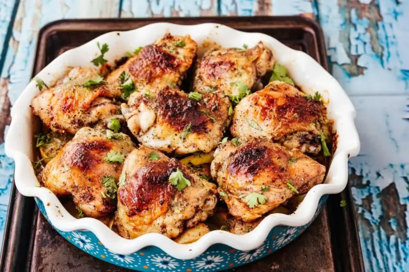 Baked Ranch Chicken Thighs Recipe From Easy Family Recipes