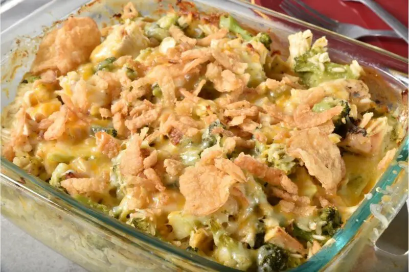 Chicken Broccoli & Rice Casserole