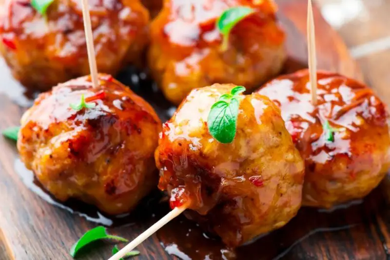 Firecracker Chicken Meatballs