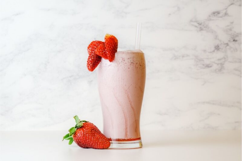 Keto Strawberry Cheesecake Shake