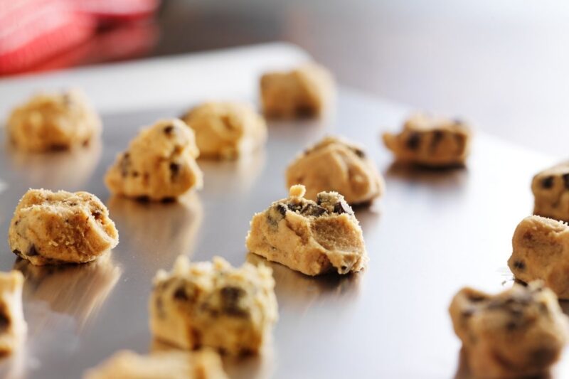 Pumpkin Chocolate Chip Cookie Dough Truffles