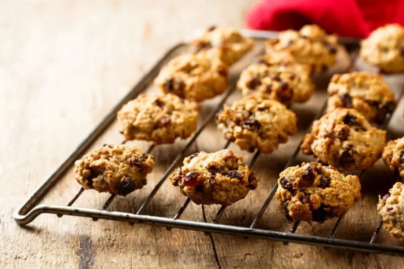 Pumpkin Spiced Oatmeal Raisin Cookies