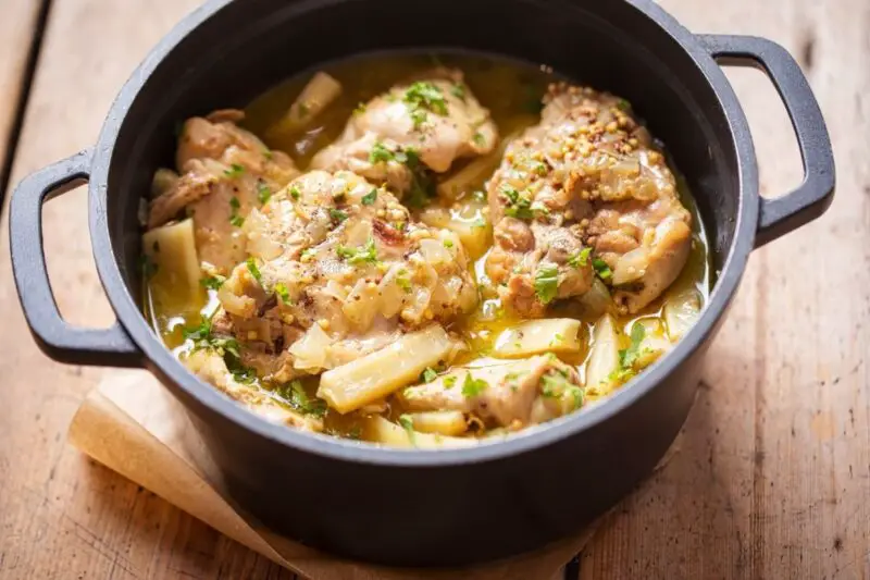 Slow Cooker Honey Mustard Chicken