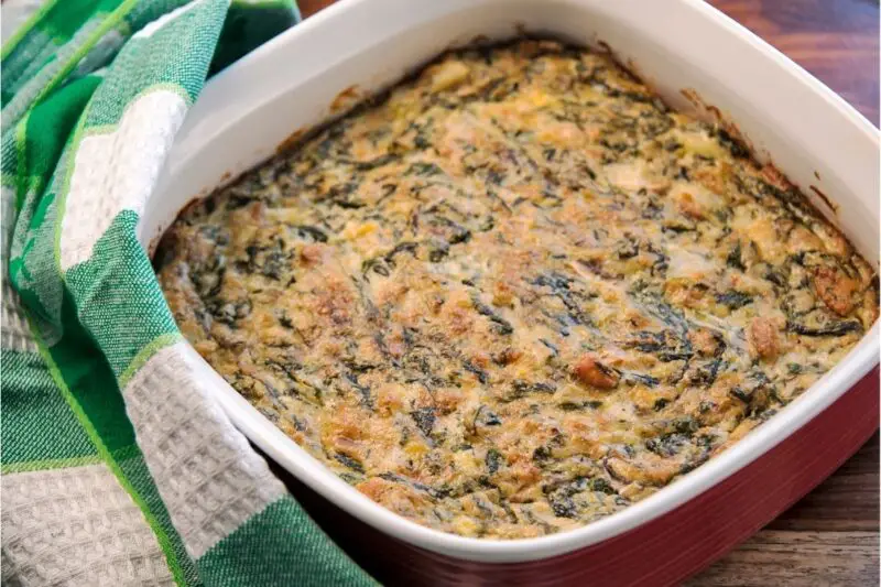 Spinach Chicken Casserole With Cream Cheese And Mozzarella From Eatwell 101