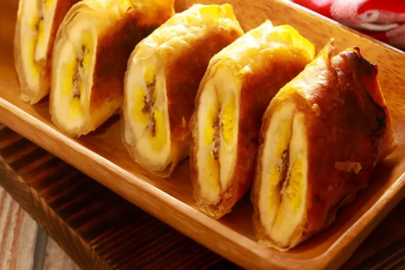 Banana Spring Rolls