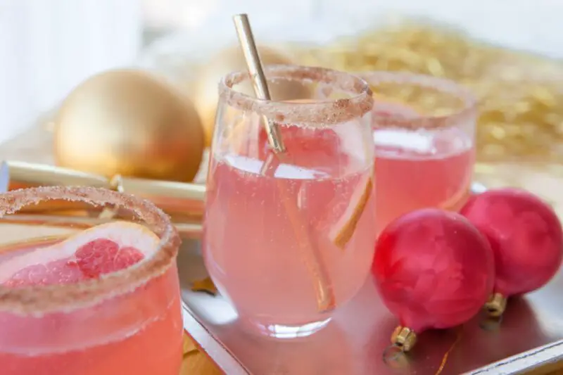 Pink Grapefruit, Ginger And Lemongrass Sake Cocktail