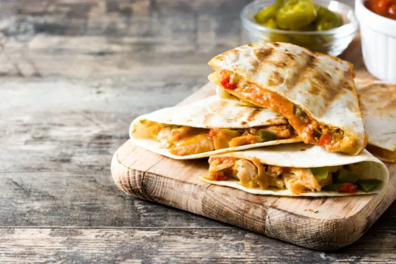 Santa Fe Chicken Baked Quesadillas 