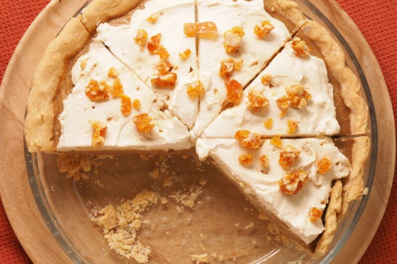 Butterscotch Pie With Whipped Cream