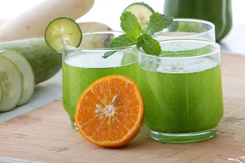 Cucumber Juice With Orange
