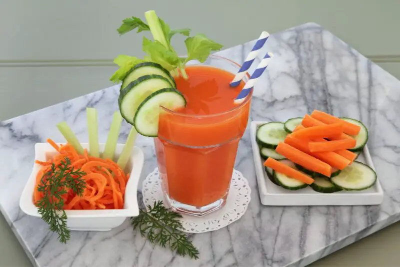 Cucumber Juice with Carrot