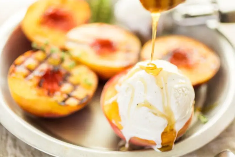 Grilled Peach Sundays