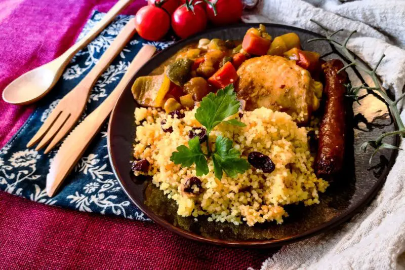 Moroccan Style Chicken and Couscous