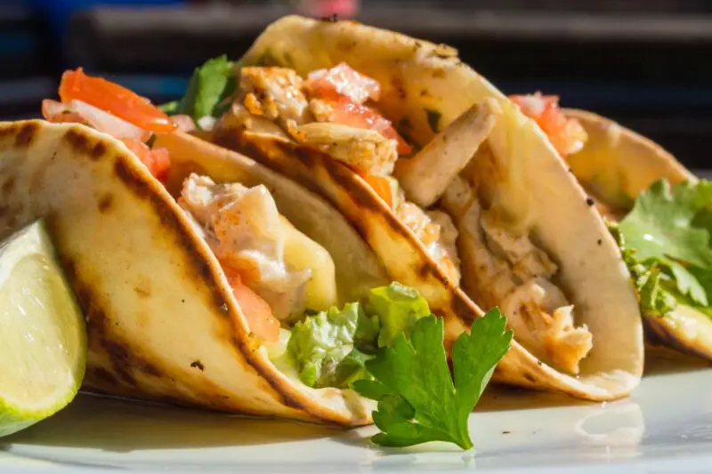 Cheesy Chicken Tacos