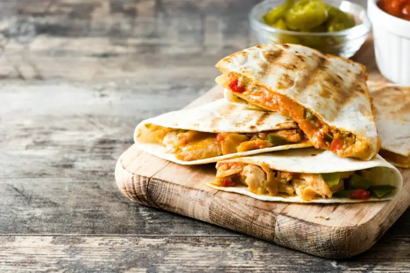 Chicken Fajita Quesadillas