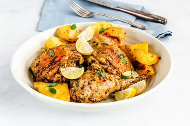 Low-Sodium lemon Oregano Chicken