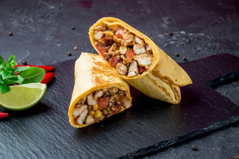 Mexican Chicken Burritos 