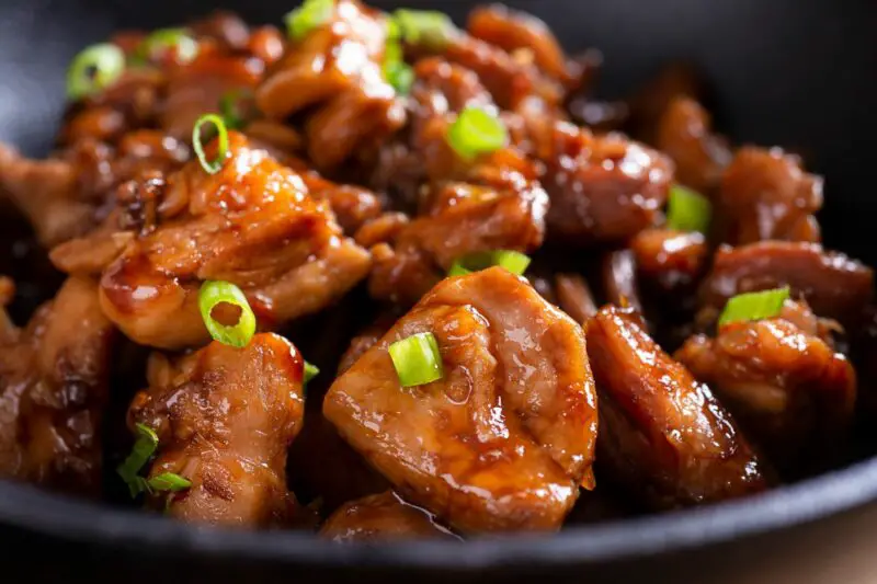 One-Skillet Bourbon Chicken