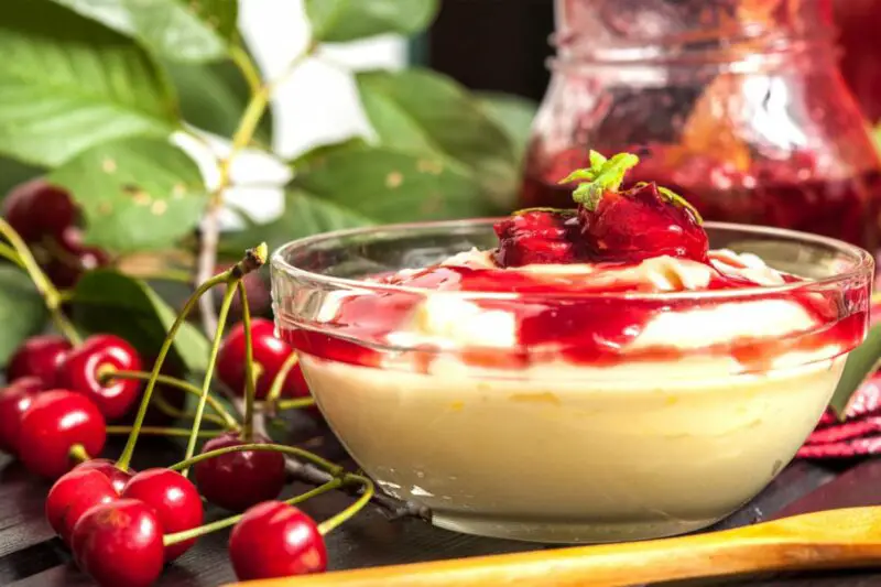 Cherry Juice Pudding 