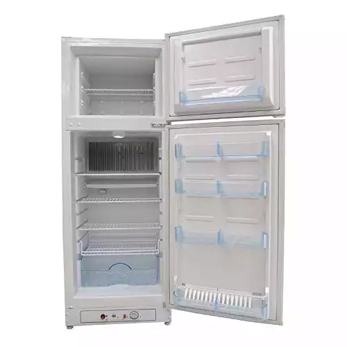 SUPERIOR REFRIGERATION Propane LP Gas Off-Grid Refrigerator 8 Cu Ft 2-Way (LP/110V)